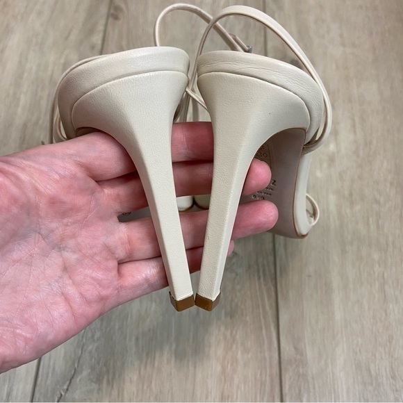 Schutz Shani Sandal in Eggshell Size 8.5 - Picture 9 of 12